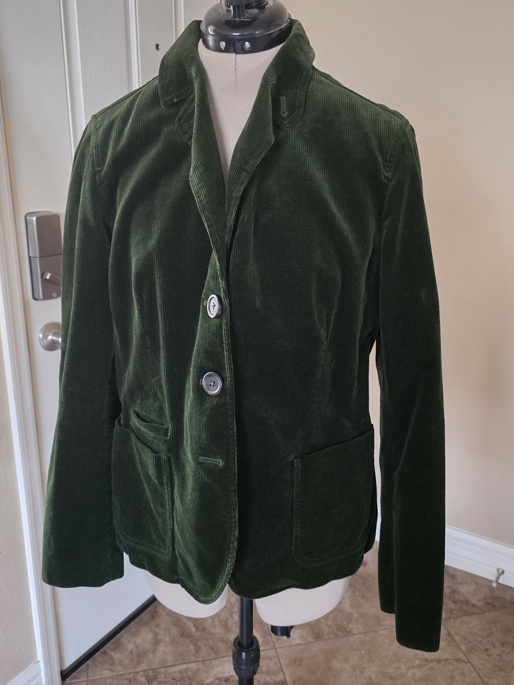 GAP Forest Green Corduroy Blazer - Picture 2 of 5